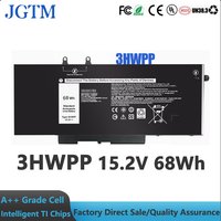 68Wh 3HWPP Laptop Battery Replacement for Dell Latitude 5401 5410 5411 5501 5510 5511 Precision 3541 3551 Inspiron 7706 2-in-1