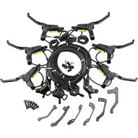 AliExpress nfox NFOX SM2A electric bicycle hydraulic disc brake handle with four piston two piston calipers 2-pin 3-pin power-off Accessories