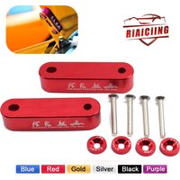 JDM Car Billet Aluminum Racing Hood Vent Spacer Risers 4pcs Fender Washer For Honda Civic 92-95 EG / 96-00 EK For Acura Integra