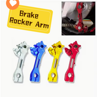 1pc Motorcycle Universal CNC Aluminum Adjustable Rear Brake Rocker Arm Tension Lever For Honda Yamaha Suzuki Pit Dirt Bike Parts