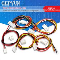 10Sets JST XH2.54 Wire Cable Connector 2/3/4/5/6/7/8/9/10 Pin Pitch Male Female Plug Socket 20cm Wire Length 26AWG XH 2.54mm