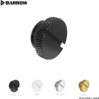 Barrow G1/4" Stop Plug Fitting - With Coin Slot Black,Silver,White,Gold For Water Cooling Transparent TZS1-A02