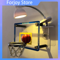 Creative Basketball Stand Mini Shot Frame Night Light Team Creative Tabletop Decoration For Boys Child Gift Bedside Sleep Light