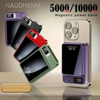 30000mAh Portable Magnetic Wireless Power Bank PD22.5W Fast Charging Battery Pack with LED Power Indicator for iPhone16/15/14/13