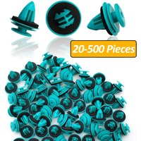 20-500 Pieces Auto Door Panel Clip with Seal Ring Auto Fastener Rivet Bumper Clip Retainer Car Interior Retaining Accessories