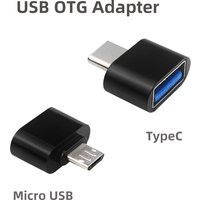USB To Type C Adapter OTG To USB C USB-A To Micro USB Converter for Phone Laptop Wireless Gamepad
