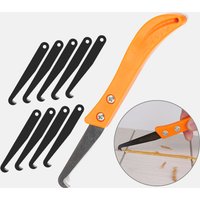 1set Hot Professional Tile Gap Repair Tool Cleaning and Removal Grout Hand Tool Notcher Collator Tile Gap Repair Tool Hook Knife