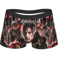 Leon Kennedy Babygirl Residents Evils Underwear Design Boxer Shorts Trenky Men Panties Funny Shorts Briefs Gift