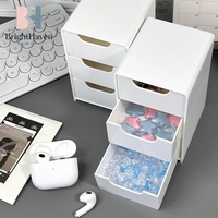 3-Tier Cosmetic Storage Box Organizer With Drawers Multifunctional Countertop Storage For Jewelry Office Supplies 2026 Hot Sale