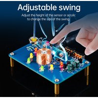 DIY Electronic Kit Electromagnetic Swinging Induction Teaching and Training Welding Practice Parts Colorful Mermaid or Leaf