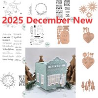 Christbaumkugel Stamps Metal Cutting Dies Scrapbook Diary Decoration Stencil Embossing Template DIY Greeting Card Handmade 2025