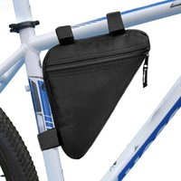 1PC Waterproof Bicycle Bag Front Tube Frame Handlebar Triangle Pouch Cycling Accessory with Frame Holder