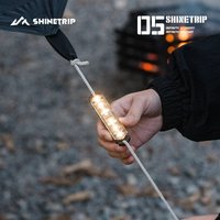 ShineTrip Wind Rope Warning Light Illumination Portable Installation Type-C Rechargeable 7-speed Light Camping Ambient Light Set