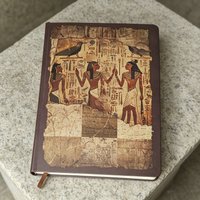 Vintage Egyptian Painting Notebook Colorful Pages Journal Retro Ancient Egypt Theme Diary for Students Office Stationery Gift