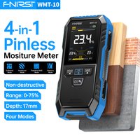 FNIRSI WMT-10 Hygrometer Inductive Wood Moisture Meter 17mm Measurement Depth