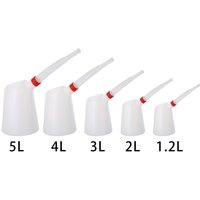 Oil Measuring Jug with Pouring Flexible for Automotive Garage Car Traveling 2L oil jug with spout Oil Measuring Container Can