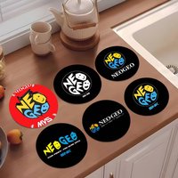 S-SNK N-Neogeo Neo Geo Coasters 10cm Round Wooden Suitable For Drinks Tea Coffee Home Gift Choice Holidays
