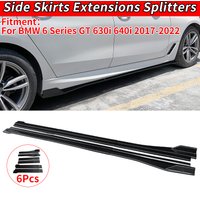 For BMW 6 Series GT G32 630i 640i 2017-2022 Car Exterior Accessories Side Skirt Extension Splitter Winglet Side Wing Bumper Lip