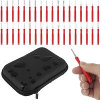 36pcs Car Terminal Removal Kit Auto Electrical Wire Plug Connector Pin Extractor Tool Release Electrical Wire Puller With Bag