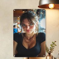 Beautiful Woman Bed Sheet Wall Art - 2D Flat Gift for Her Living Room Bedroom Kitchen Decor