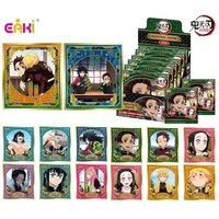 EAKI Genuine Demon Slayer: Kimetsu No Yaiba Collection Hobby Color Paper Tanjirou Nezuko Gilded Zenitsu Special Children's Gift