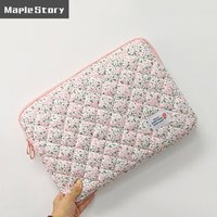 14 Inch Laptop Sleeve Bag for Macbook Air/Pro 16 Inch Floral Notebook Pouch for Lenovo Asus HP Dell Portable Bag,11“ iPad Case