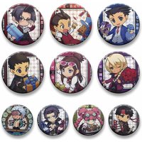 Classic Animation Game Ace Attorney Toys Lapel Badge Cartoon Phoenix Wright Miles Edgeworth Brooches Fashion Jewelry Pins Gifts