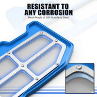NICECNC Aluminium-Luftfilterdeckel für Yamaha Raptor 700 2006-2023, Raptor 700R 2011-2023 mit 304 Edelstahlgitter, erhöhter Luftzufuhr, Sandschutz