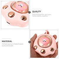 Compact Hand Warmer with Cat Claw Design Portable Winter Heater Long Heat Retention Lightweight for Daily Use Winter Hand Warmer