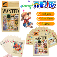 One Piece Luffy Roronoa Zoro Poker High Color Value Animation Cartoon HD Print Men's and Women's Leisure Entertainment Cards