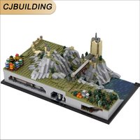 1438pcs Classic Movie Scene MOC Wizard Castle and Grounds Expansion Model Building Block DIY Assembly Bricks Toy For Children