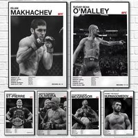Famous Fighting Events U-UFC Poster Room Wall Art Decor Waterproof Stickers For Home Bar Bedroom Decoration