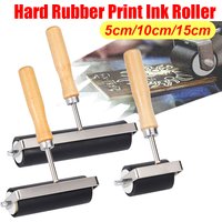 Professional Rubber Roller Brayer Ink Painting Printmaking Roller Art Craft Projects Ink Stamping Tool Home Paint Roller Tool