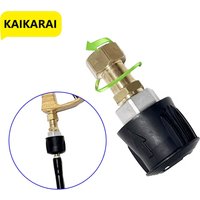 High Pressure Car Wash Water Gun For Karcher K Series Cleaning Hose Quick Connector 360 ° Rotating Anti Winding Accessories Tool