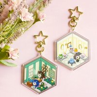 Animal Crossing Acrylic Keychain Room Decor Cute Customizable Key Ring for Fans