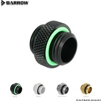 BARROW G1/4 Male to Male Rotary Connectors / Extender 5mm 10mm M to M Mini Dual Water Cooler Fitting Accessories Metal Fittings