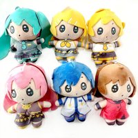 1 Pc Anime Hatsune Miku Plush Doll Kagamine Rin Len Megurine Luka MEIKO KAITO Action Figures Collection Gift Toy