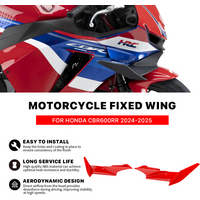 For HONDA CBR600 RR CBR 600 RR 2024 2025 Motorcycle Spoiler Front Fairing Winglet CBR600RR Downforce Naked fixed wing