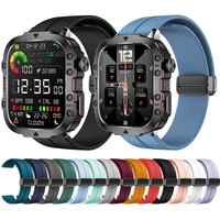 Magnetic Folding Buckle Band for LIGE Smart Watch QX11 Silicone Strap for LIGE QX11 Watchband Bracelet