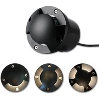 3W 5W 10W LED lumière de jardin IP67 AC110V 220V DC12V projecteurs extérieur encastré lampe souterraine sol paysage éclairage