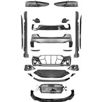 Full RS5 Style Facelift Body Kit For Audi A5 B9 16-19 Front Bumper with Grill Rear Bumper with Diffuser Muffler Tip Side Skirts