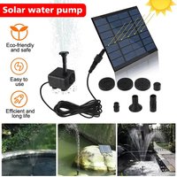 11/15.5cm Solar - Charged Water Fountain Pumps with Panels: 8 - Nozzle Outdoor Watering Equipment Garden Decoration Sets