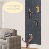 Self-Adhesive Cat Scratching Mat Trimmable Carpet Furniture Protector Anti-Scratch Pad for Wall Corner Durable Cat Scratch Post