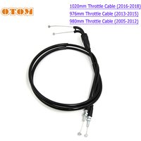 OTOM Motorcycle Throttle Cable For KTM HUSQVARNA EXC SXF XC FE FS Rope Brake Oil Accelerator Control Wire Line 976-1020mm Length