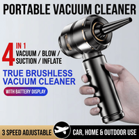 Mini Car Vacuum Cleaner Strong Scution Cordless 16000PA Powerful Wireless Car Cleaner HandHeld Portable Vacuum Cleaner for Car
