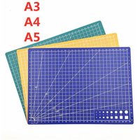 Doppelseitige Lederhandwerk-Schneidematte Gravur-Patchwork-Näh-Schneidebrett PVC A3 A4 A5 Werkbankunterlage Heim-DIY