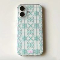 Green Line Phone Case For iPhone 17e 17 16 16e 15 14 13 12 11 Mini Pro Max X XR XSMax 7 8 Air Plus Transparent Back Cover