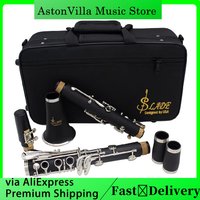 SLADE B♭ Clarinet 17-Keys Professional Woodwind with ABS Body & Complete Care Kit 【Studio Pro Series】
