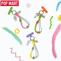POP MART LABUBU THE MONSTERS 10th Anniversary Series Mobile Phone Lanyard Blind Box Mystery Box Toys Kawaii Ornaments Figurines