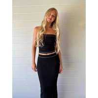 Summer Sets For Women 2 Pieces Fashion Two Piece Set Tube Top Long Skirt Sexy Elegant Women's y2k Vintage New Dress Sets Clothes
